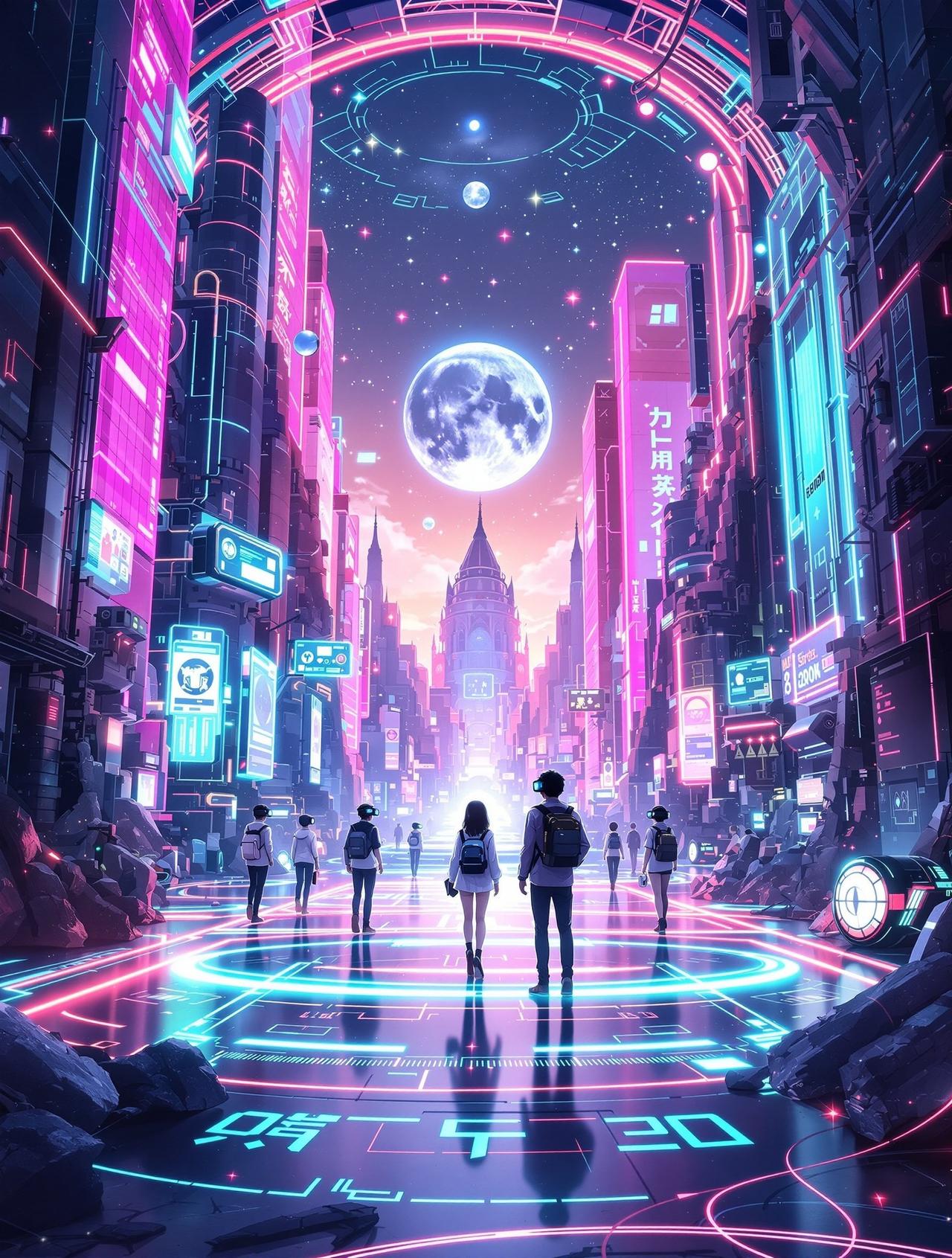 里番动漫推荐热播番剧《虚拟幻界Online》封面 - 科幻 / 游戏,评分9.1